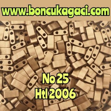 NO:25 Miyuki Half-Tila , Half Tila Boncuk HTL-2006 5 gr