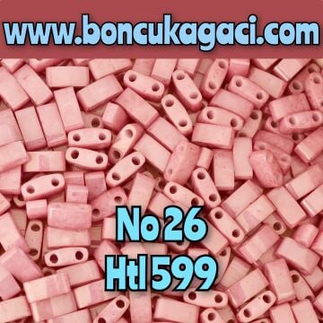 NO:26 Miyuki Half-Tila , Half Tila Boncuk HTL-599  5 gr