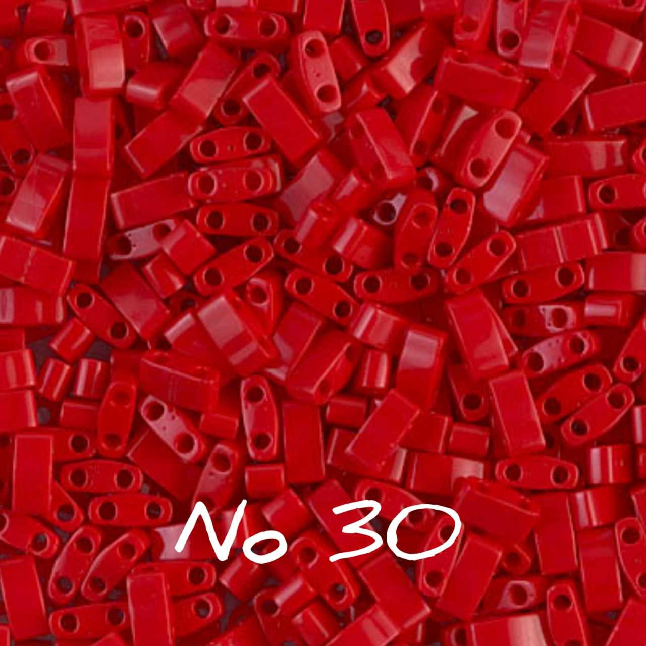 NO:30  Miyuki Half-Tila , Half Tila Boncuk HTL-408 5 gr