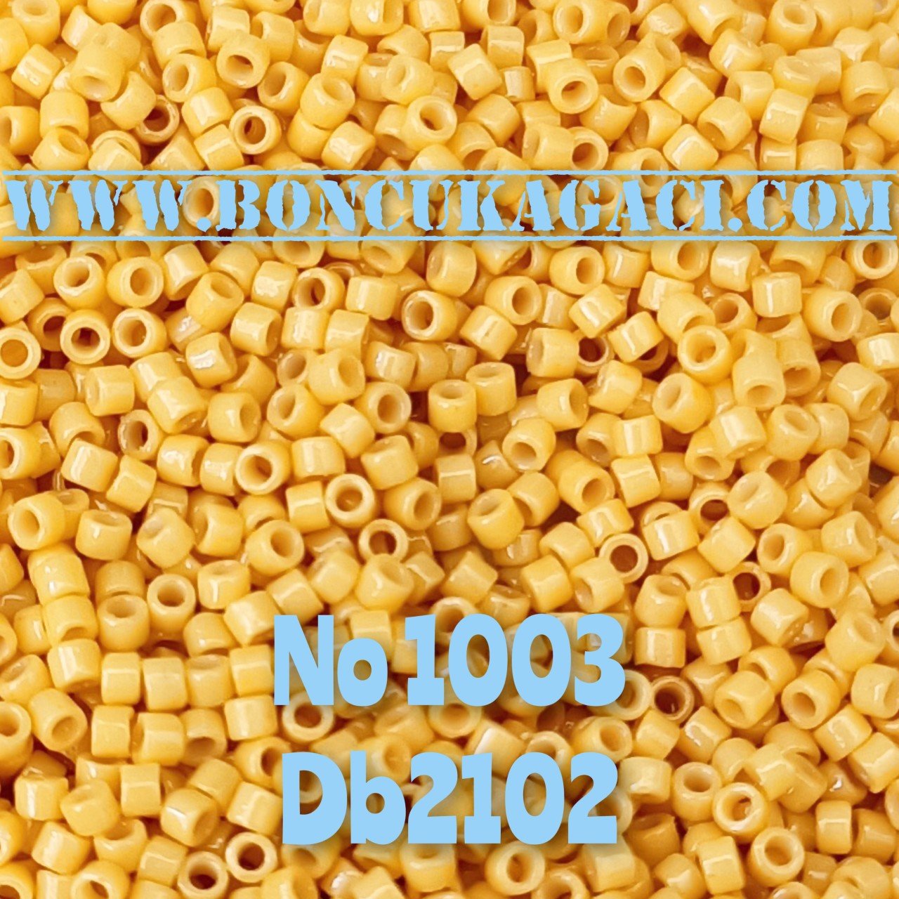 NO:1003 Miyuki Delica , Miyuki Boncuk 11/0 DB2102 Muz Sarısı