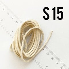 S15 Krem Renk Süet ip