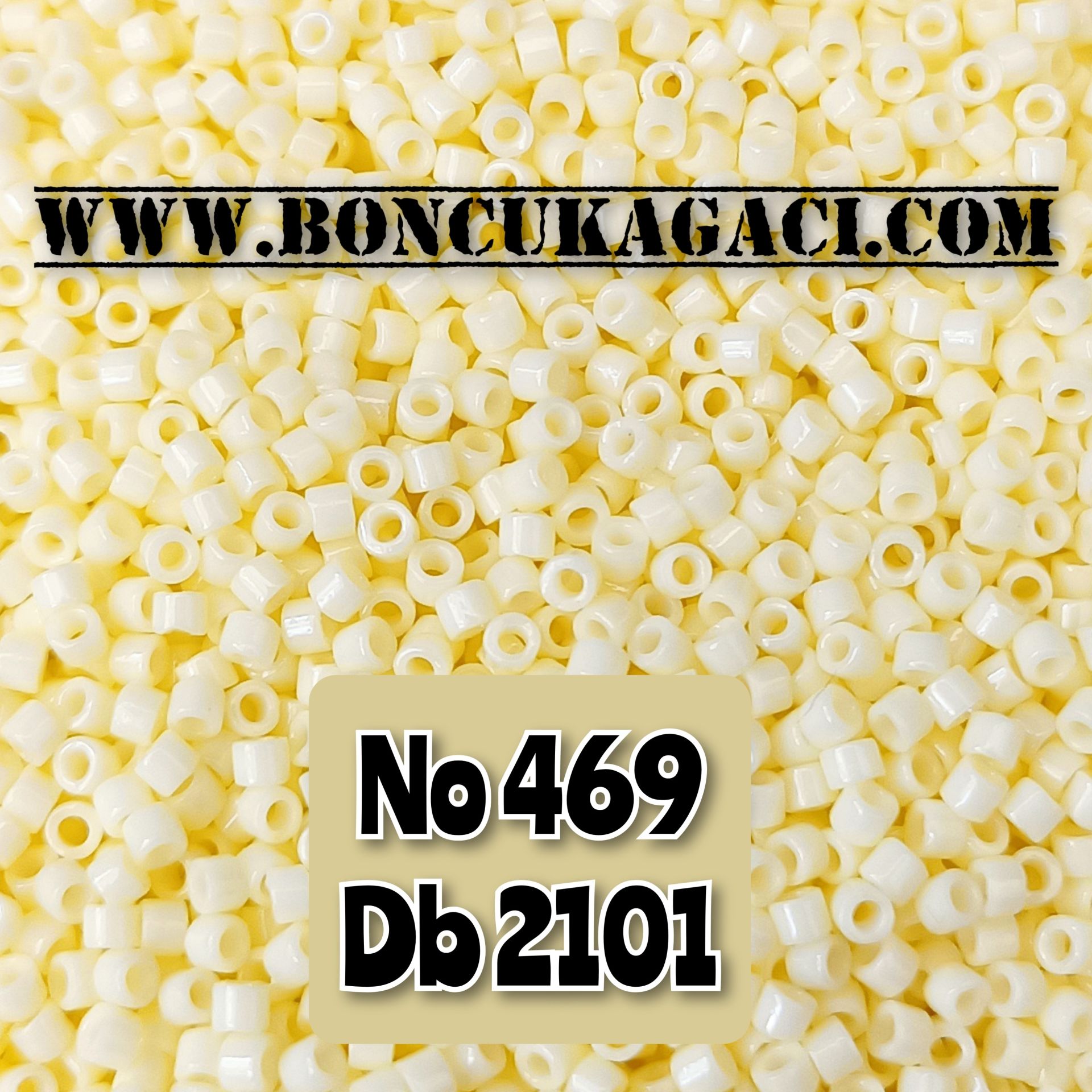 NO:469 (eski no 1004) Miyuki Delica , Miyuki Boncuk 11/0 DB2101 Açık Limon Sarı
