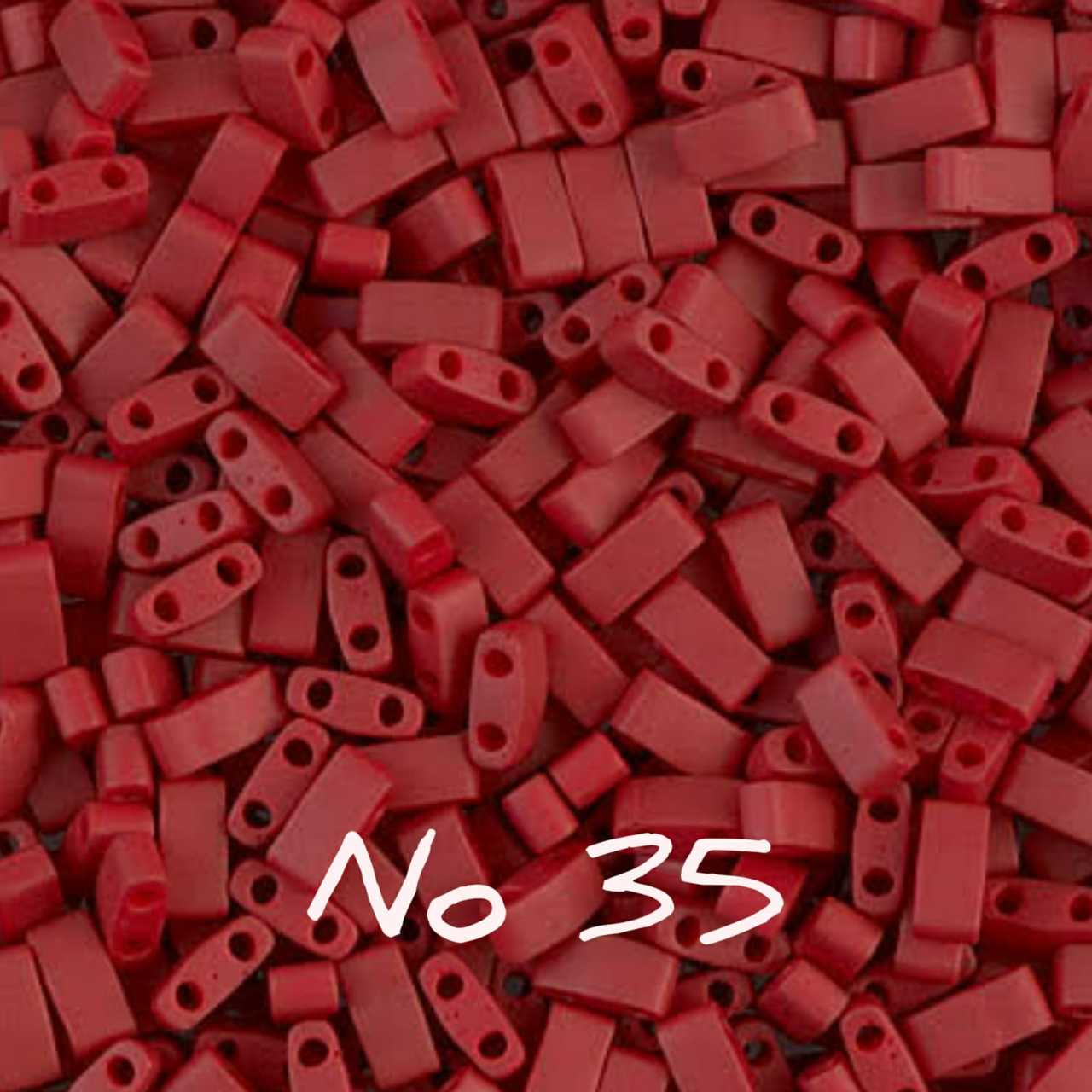 NO:35 Miyuki Half-Tila , Half Tila Boncuk HTL-2040 5 gr