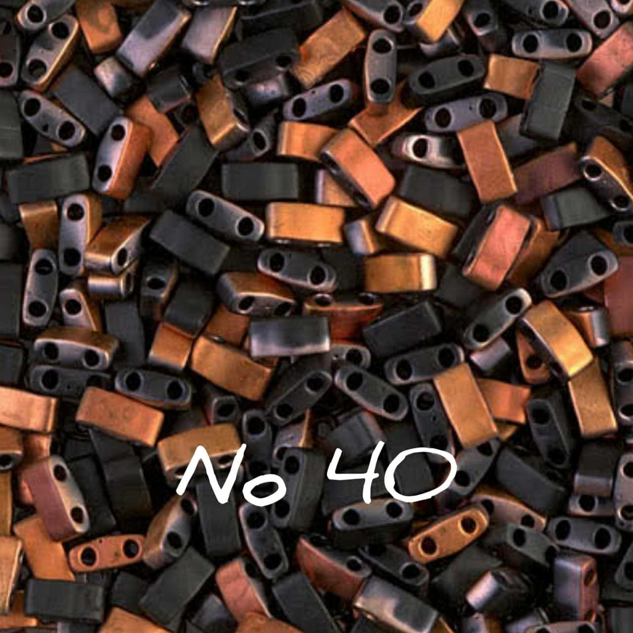 NO:40 Miyuki Half-Tila , Half Tila Boncuk HTL-4562  5 gr