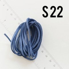 S22 İndigo Mavi Süet ip