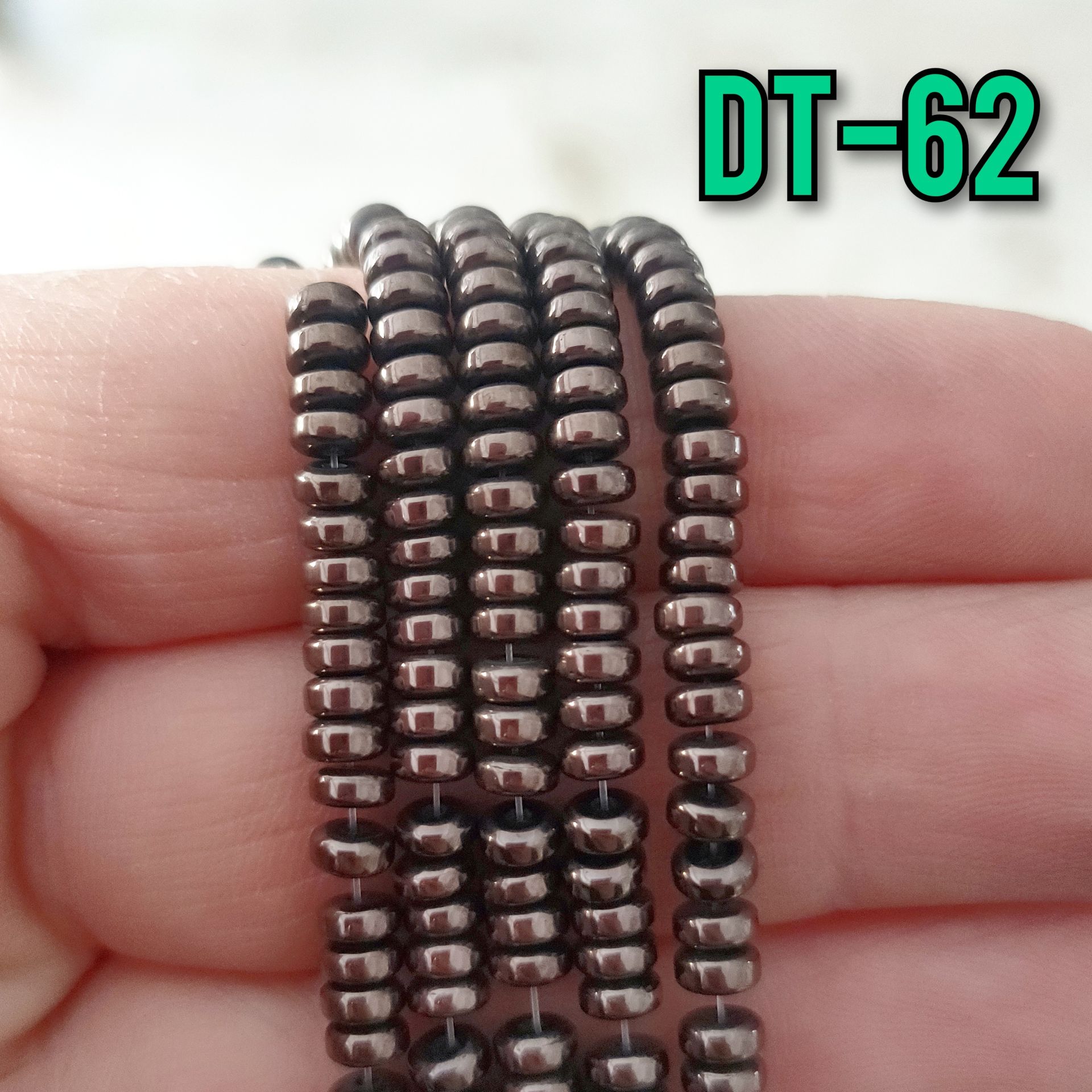 DT-062 Disk Hematit Koyu Bakır Renk 4 x 1.5 mm