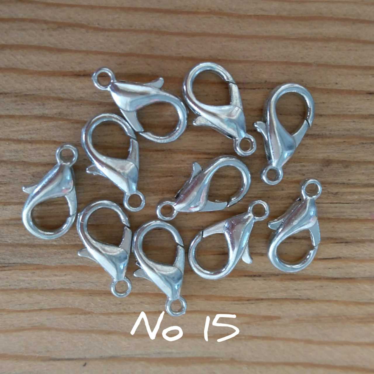 No : 15 Papağan - Nikel Rengi - 14 mm (503) - 10 adet