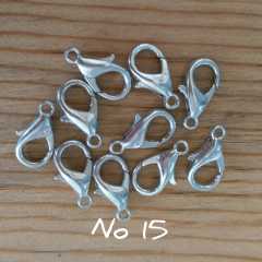 No : 15 Papağan - Nikel Rengi - 14 mm (503) - 10 adet