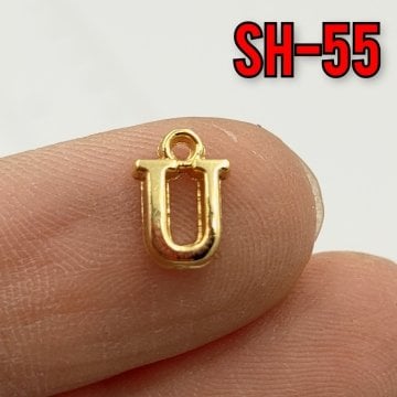 SH-55 24 Ayar Altın Kaplama U Harf Sallantı