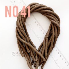No : 41 Kahverengi Fimo Hamur Boncuk