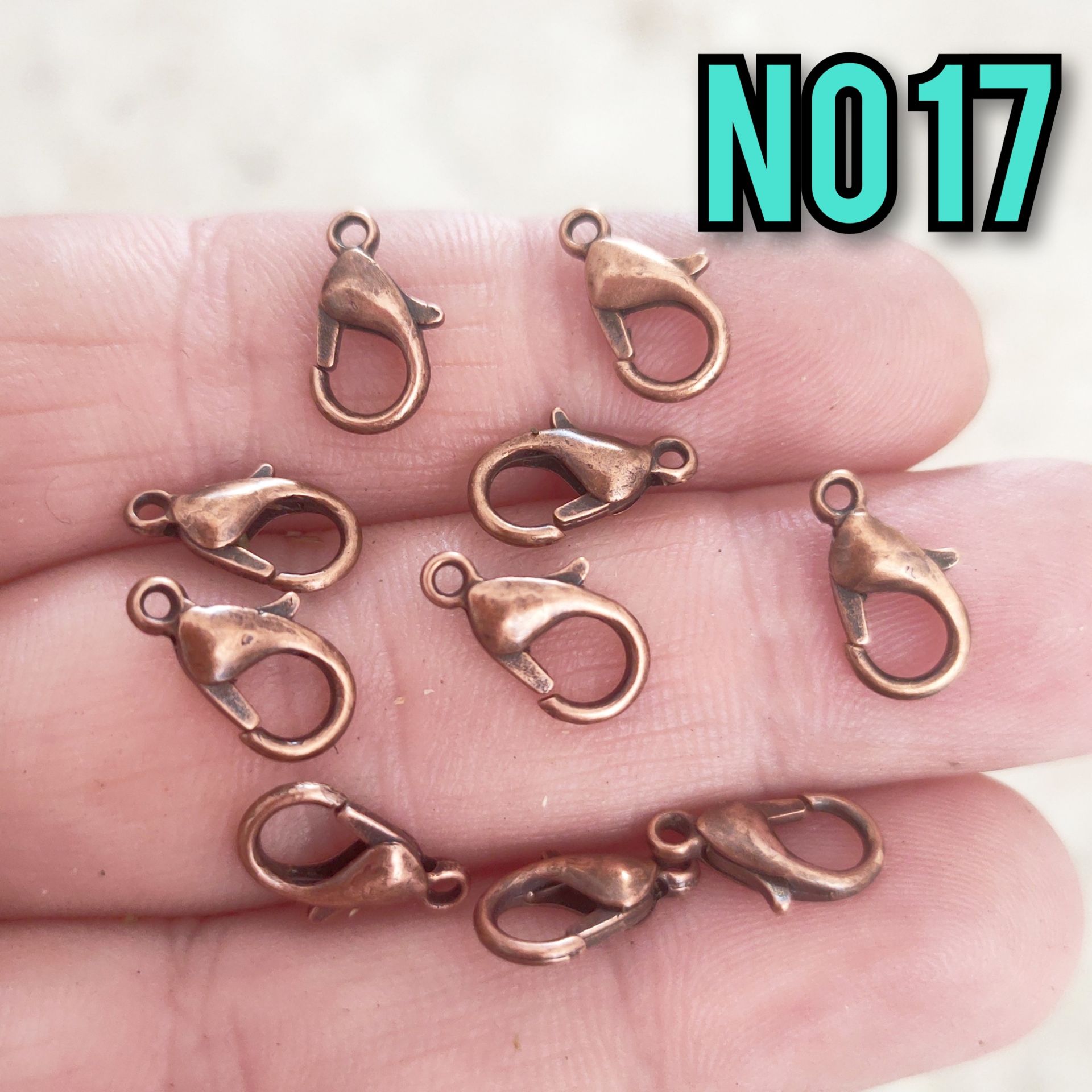 No : 17 Papağan - Bakır Rengi - 12 mm (502) - 10 adet