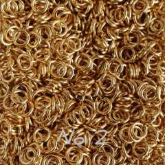 H-02 24 Ayar Altın Kaplama Halka - 4 mm - 4 Gr