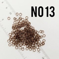H-13 Bakır Renk Pirinç Miyuki Halka - 4 mm - 5 Gr