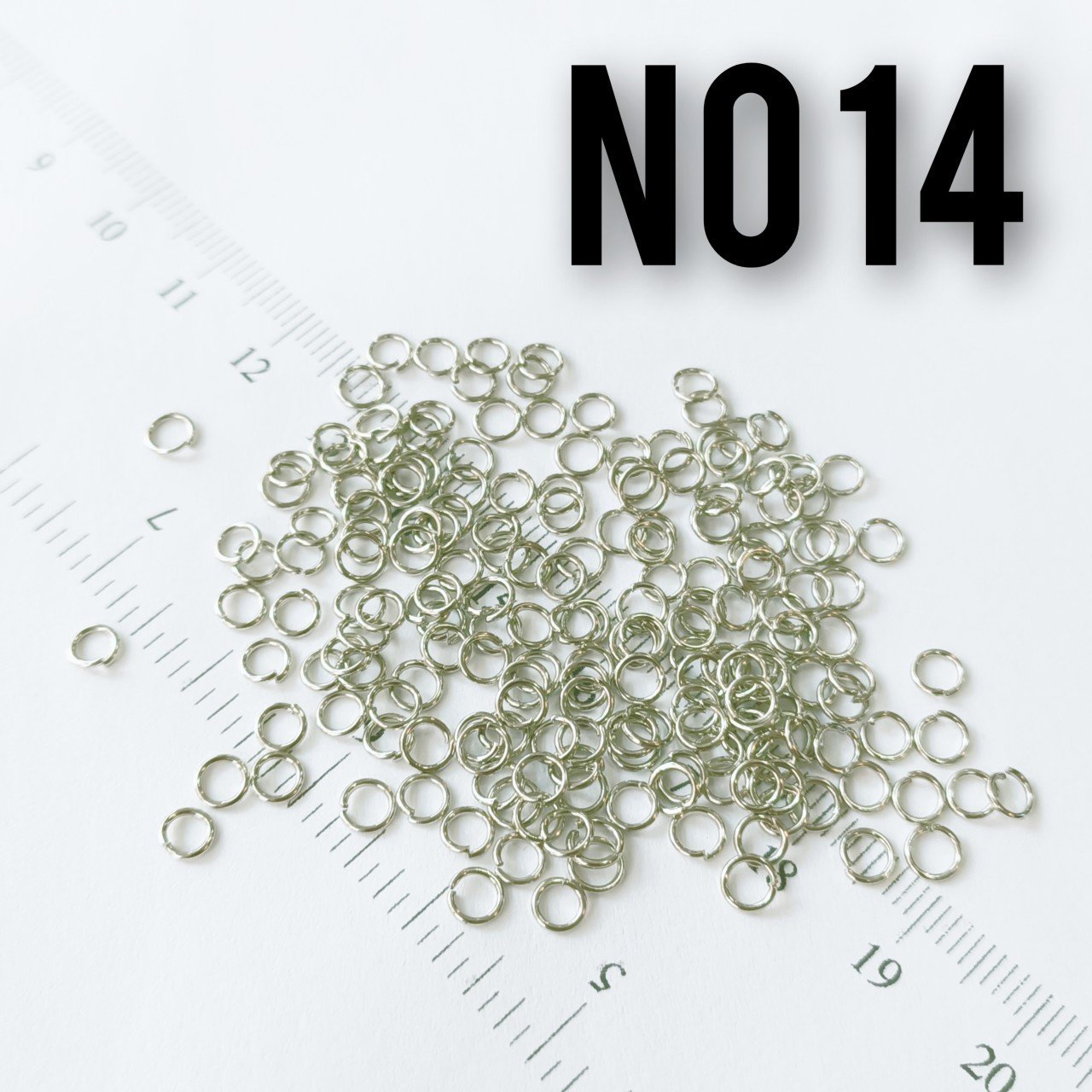 H-14 Gümüş Renk Takı Halka - 4 mm - 5 Gr