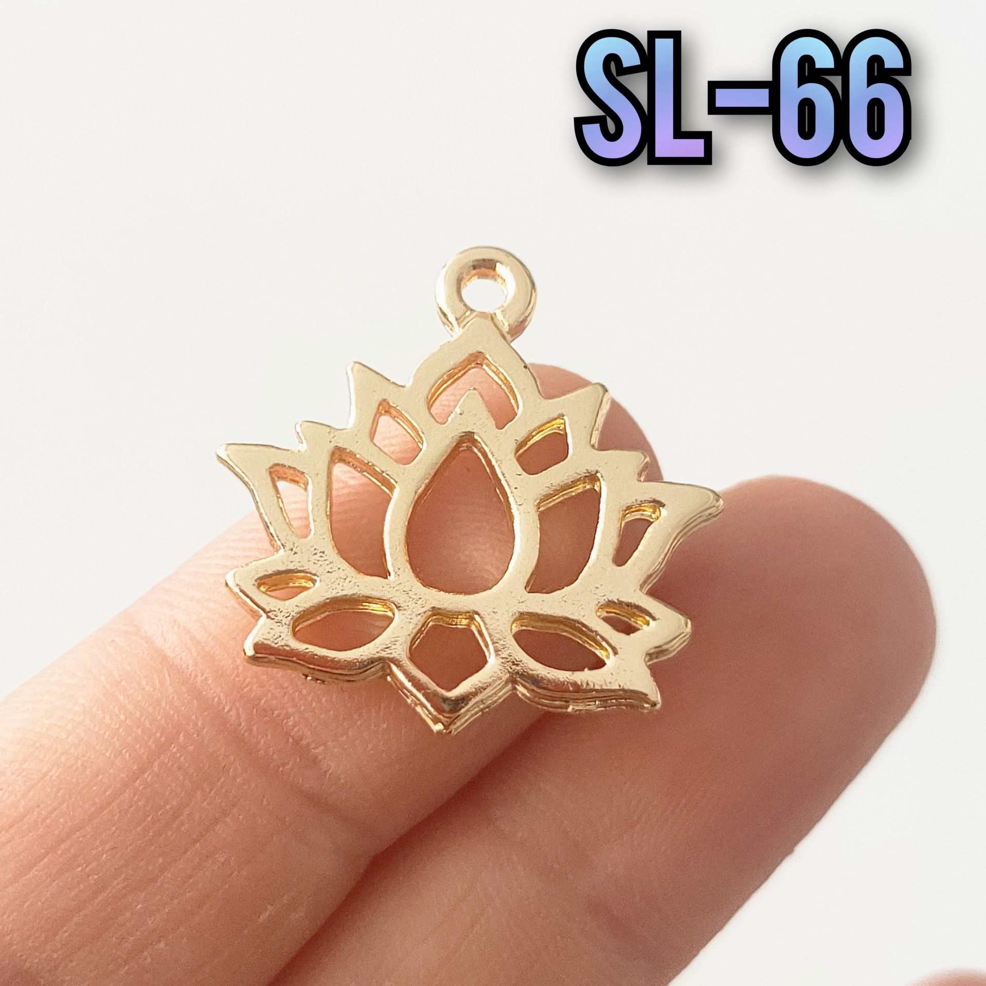 SL-66 Lak Altın Kaplama Lotus Sallantı