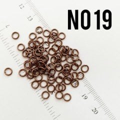 H-19 Bakır Renk Pirinç Takı Halka - 5 mm - 5 Gr
