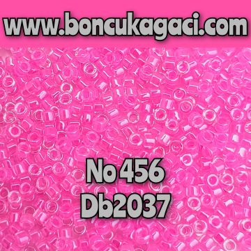 NO:456 ( eski no 1008 ) Miyuki Delica , Miyuki Boncuk 11/0 DB2037 Fosforlu Pembe