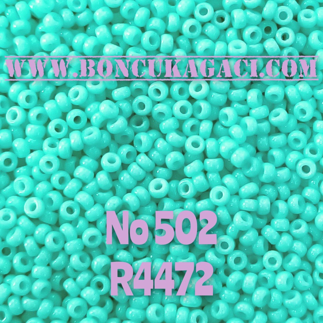 Miyuki Kum Boncuk , Miyuki Round Boncuk 11/0 No:502 R4472 Katalina Turkuaz 10 gr