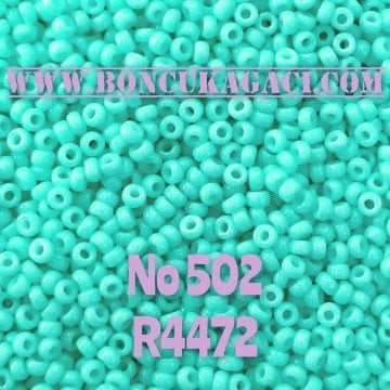 Miyuki Kum Boncuk , Miyuki Round Boncuk 11/0 No:502 R4472 Katalina Turkuaz 10 gr
