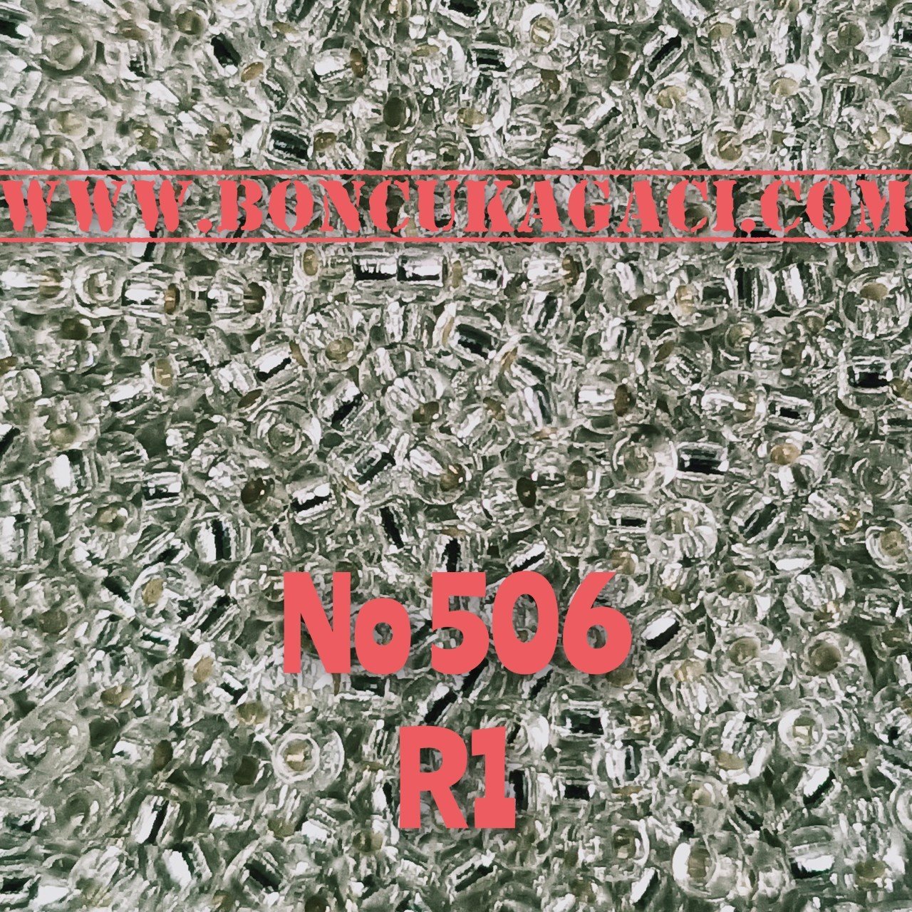 Miyuki Kum Boncuk , Miyuki Round Boncuk 11/0 No:506 R1 Kristal Gümüş 10 gr