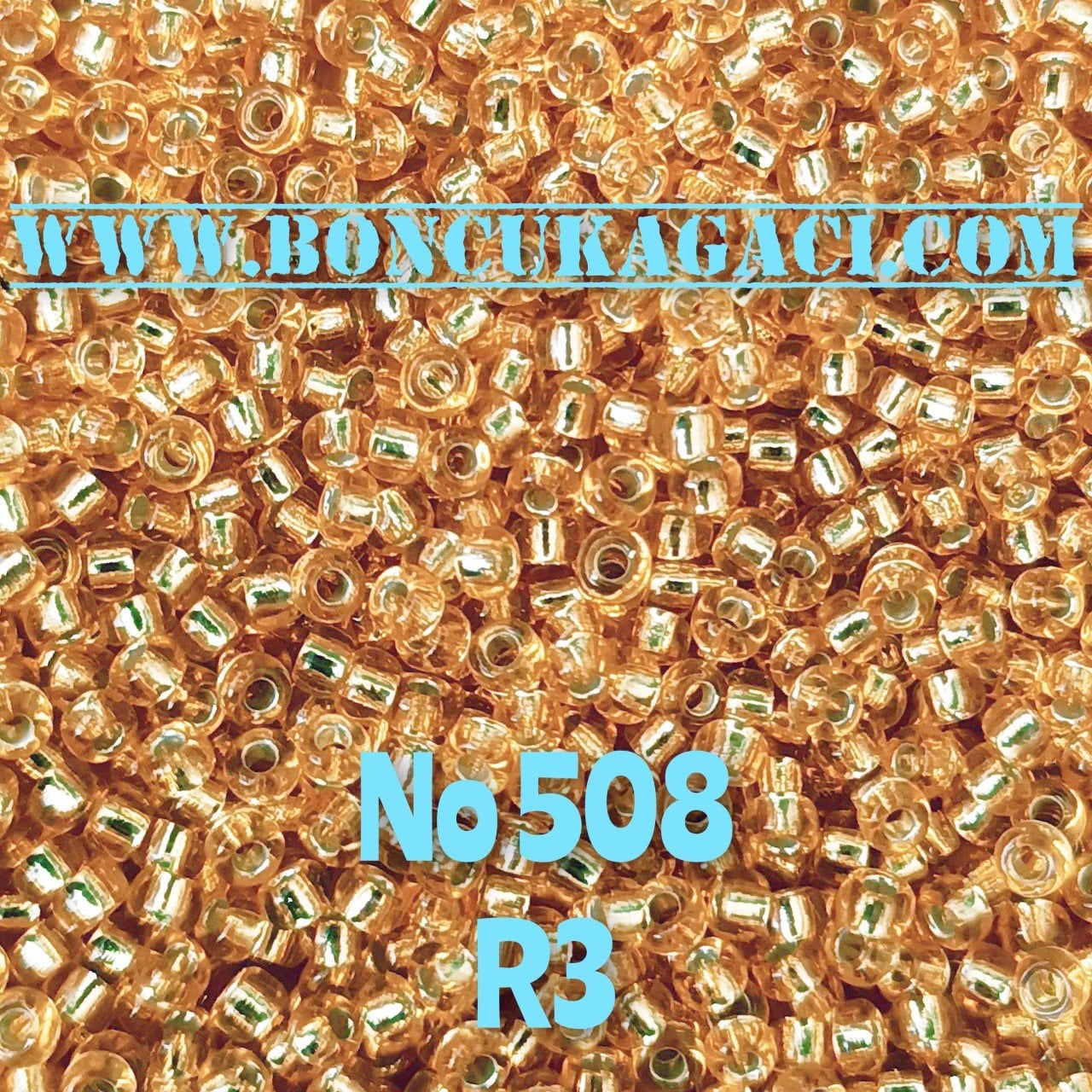 Miyuki Kum Boncuk , Miyuki Round Boncuk 11/0 No:508 R3 Kristal Altın 10 gr