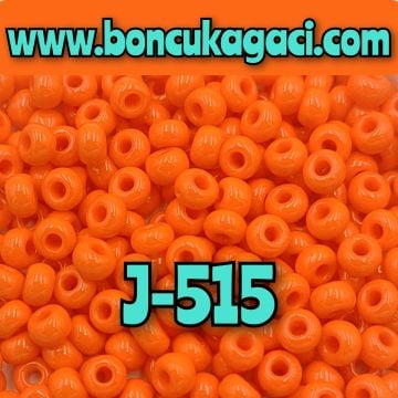 J-515 Opak Turuncu Preciosa Jabloneks Kum Boncuk 6/0 (4mm)