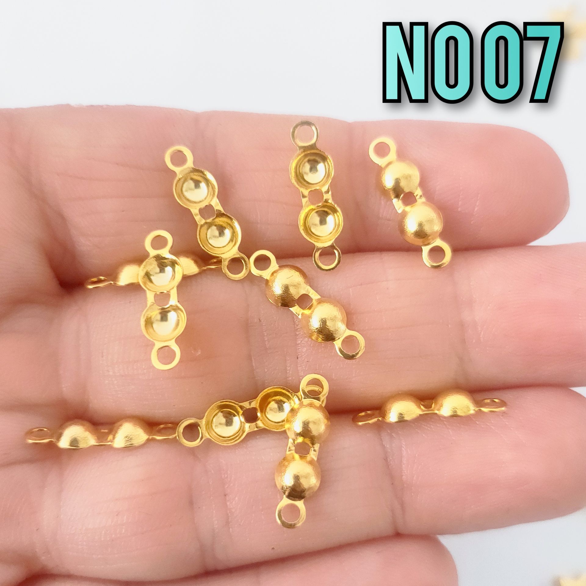 No: 07 24 Ayar Altın Kaplama Çift Kulplu Düğüm Kapama