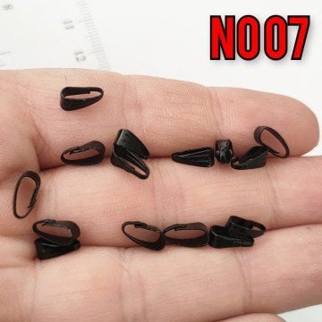 No : 07 Siyah Renk Kolye Mengeç