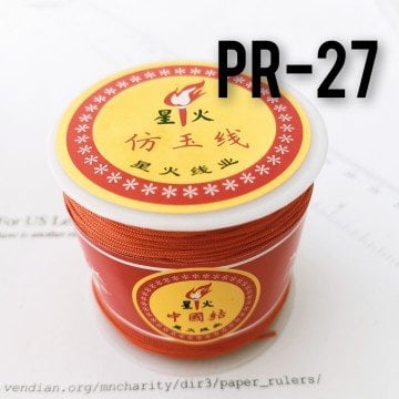 PR-27 Kiremit Rengi Paraşüt İpi 0.8 mm