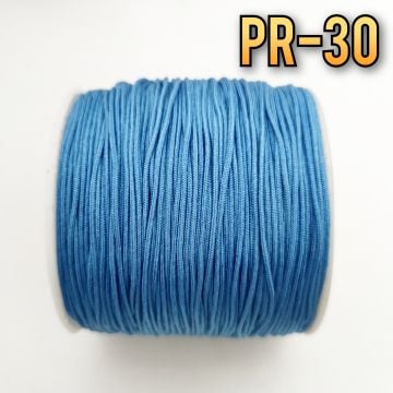 PR-30 A Kalite Parlak Mavi Paraşüt İpi 0.8 mm