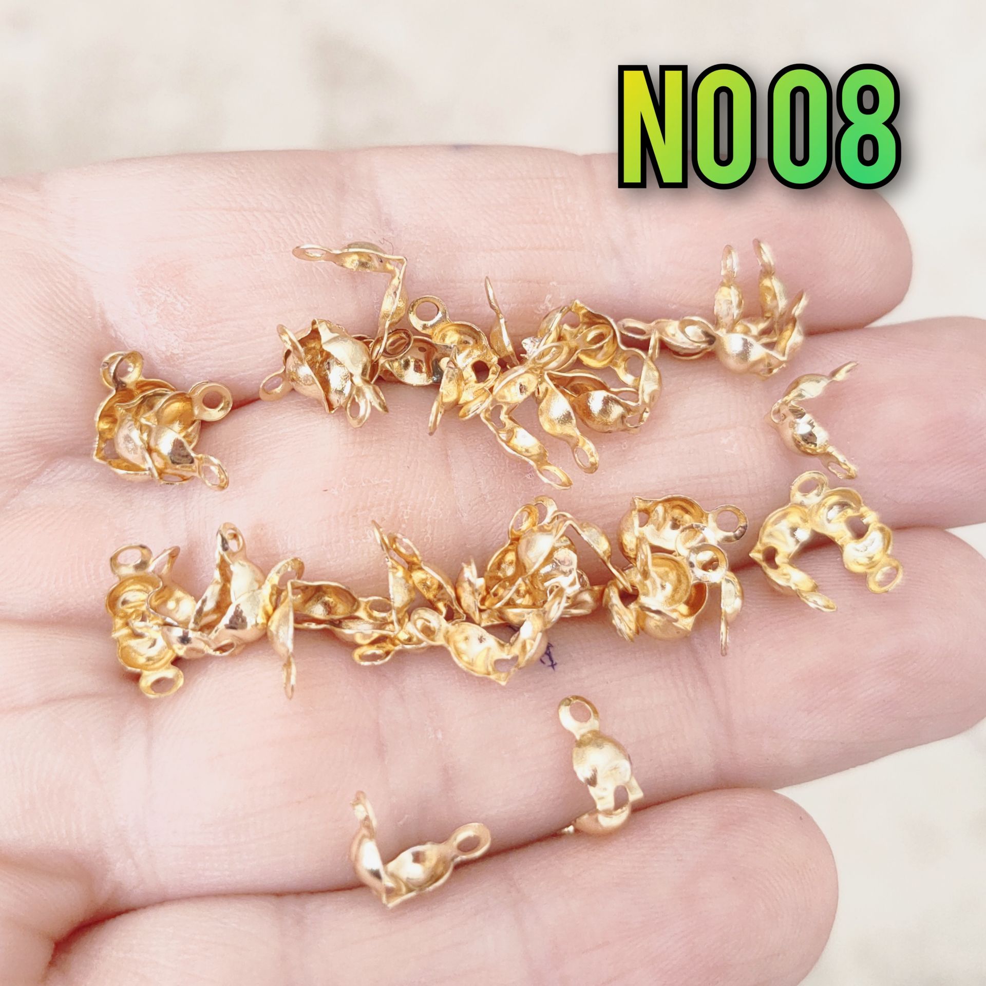 No: 08 Lak Altın Kaplama Düğüm Kapama