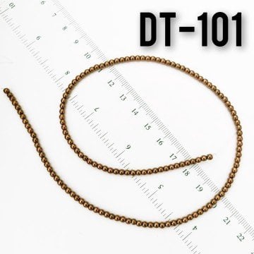 DT-101 Yuvarlak Bakır Renk Hematit 3 mm