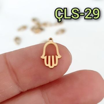 ÇLS-29 Altın Renk 316L Cerrahi Çelik Mini El Sallantı