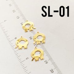 SL-01 Altın Kaplama Fil Sallantı