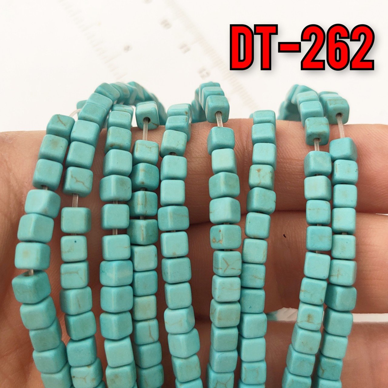 Dt-262 İmitasyon Küp Turkuaz Dizi 4 mm