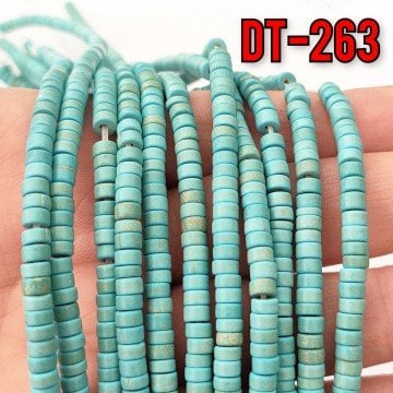 Dt-263 İmitasyon Disk Turkuaz Dizi 4*2.5 mm