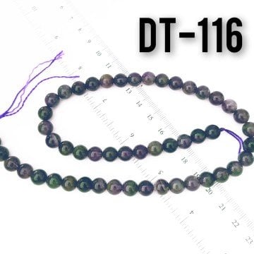DT-116 A Kalite Koyu Damar Orjinal Ametist Dizi 8 mm