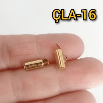ÇLA-016 A Kalite Kaplama Altın Renk 316L Çelik Korniş Kapama 10 mm