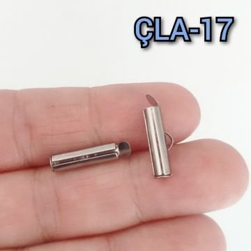 ÇLA-17 Gümüş Renk 304 Çelik Korniş Kapama 16 mm