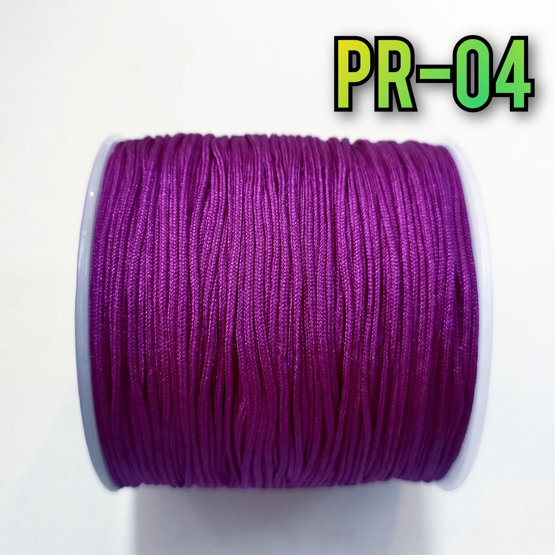 PR-04 A Kalite Parlak Menekşe Mor Renk Paraşüt İpi 0.8 mm