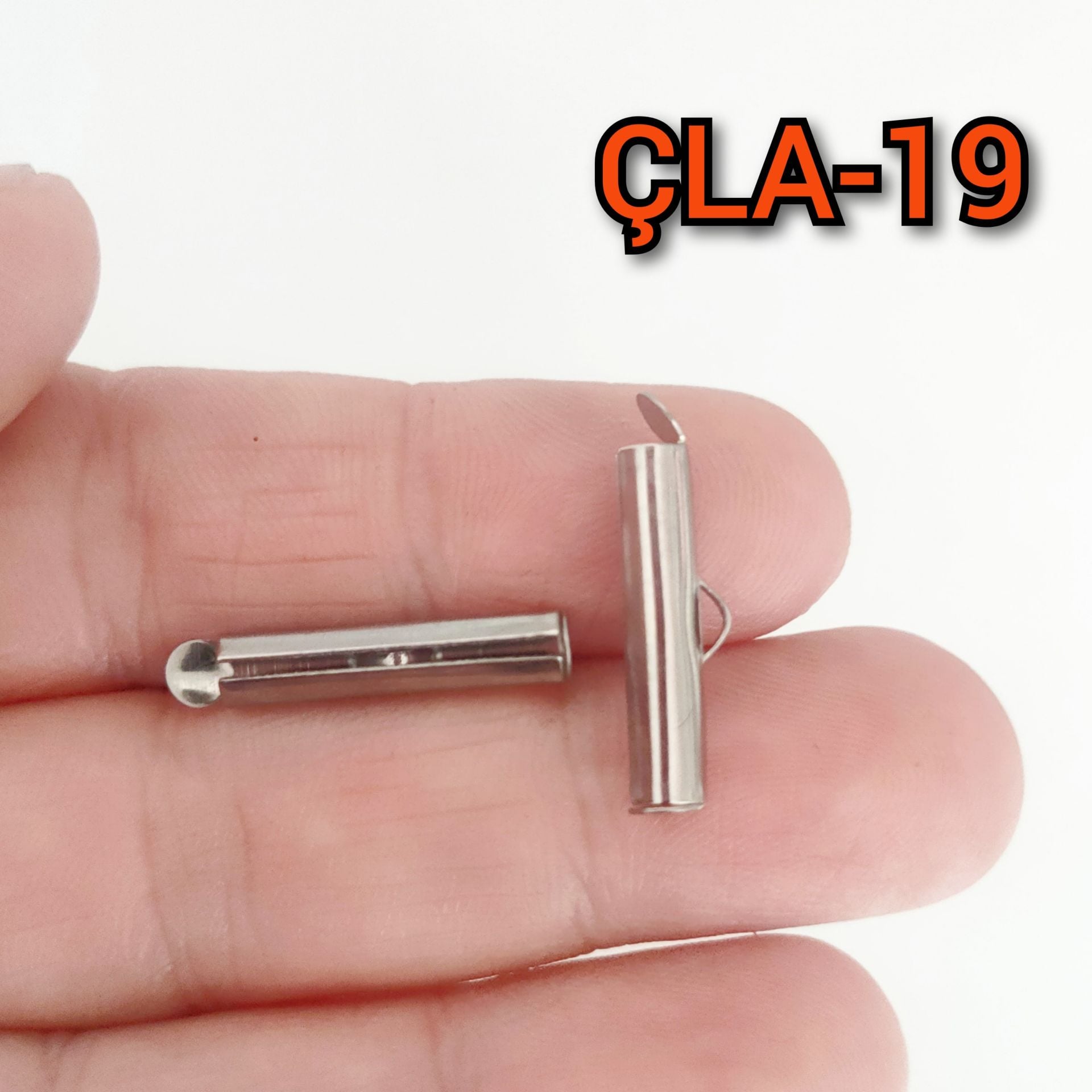 ÇLA-019 A Kalite Gümüş Renk 316L Çelik Korniş Kapama 20 mm