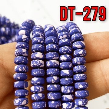 DT-279 Mat Hareli Mor Disk Hematit Dizi 6*3.5 mm