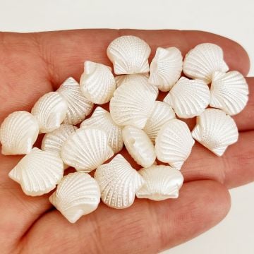 İNC-07 Krem Renk İstiridye Barok İnci 10.5*12mm