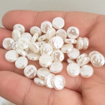 İNC-09 Krem Renk Barok İnci 8*3.2 mm