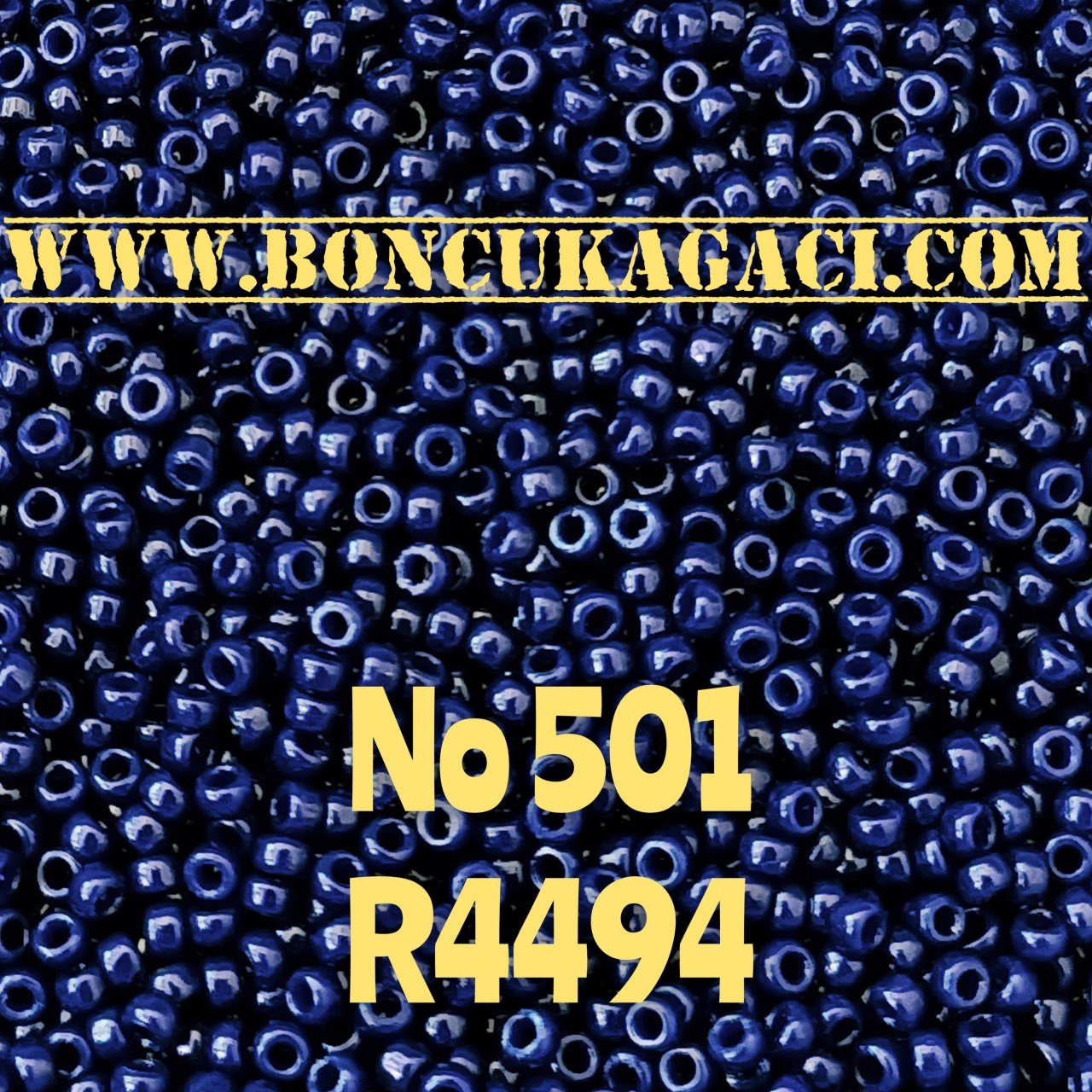 Miyuki Kum Boncuk , Miyuki Round Boncuk 15/0 No:502 R4494 Koyu Lacivert 5 gr