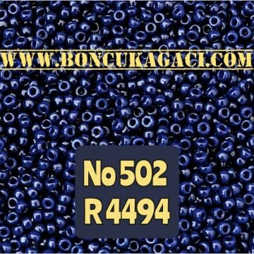 Miyuki Kum Boncuk , Miyuki Round Boncuk 15/0 No:502 R4494 Koyu Lacivert 5 gr