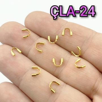 ÇLA-24 Altın Renk 304 Çelik At Nalı Bit 10 adet