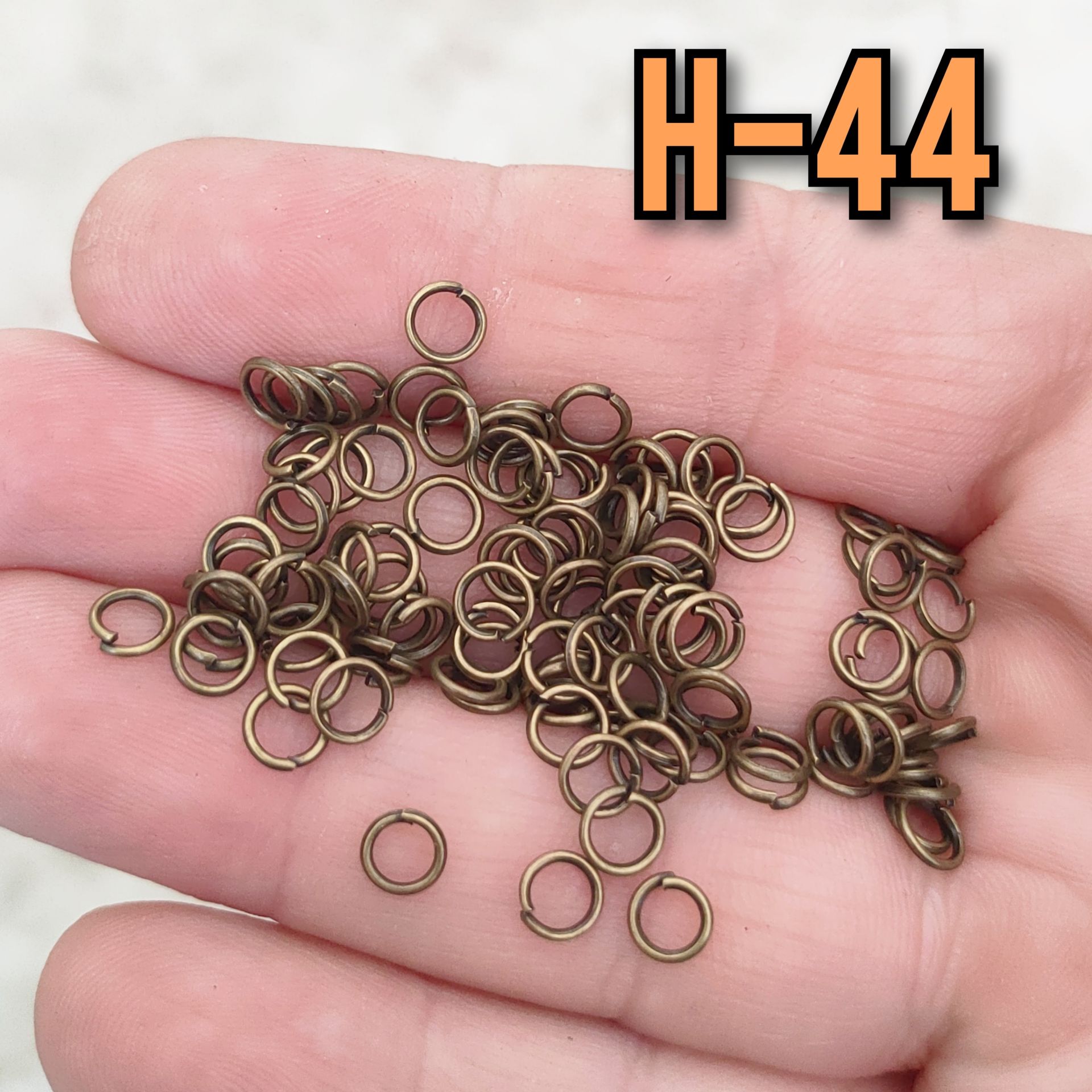 H-44 Antik Renk Takı Halka - 5 mm - 5 Gr