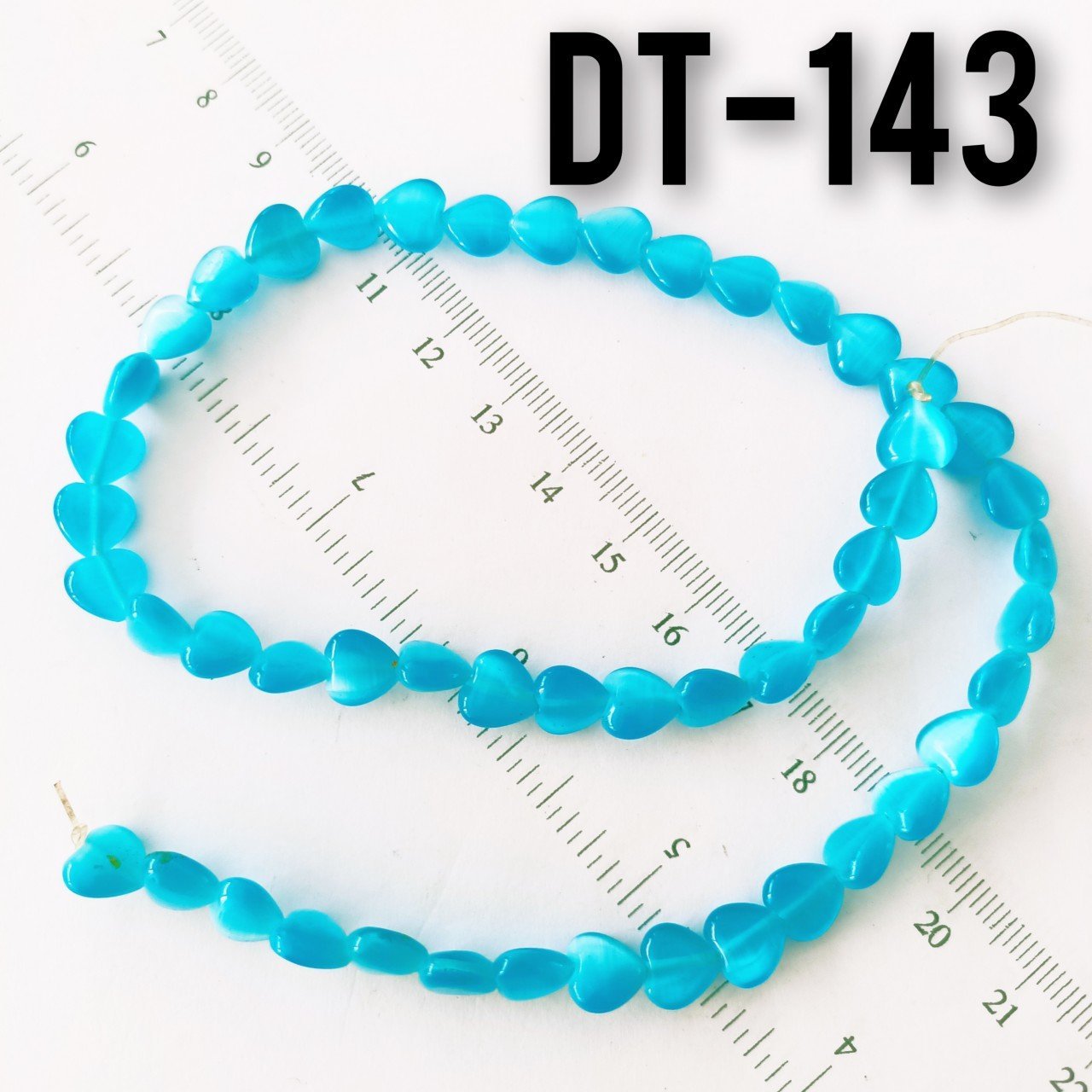 DT-143 Kedi Gözü Kalp Dizi 8 x 8 mm