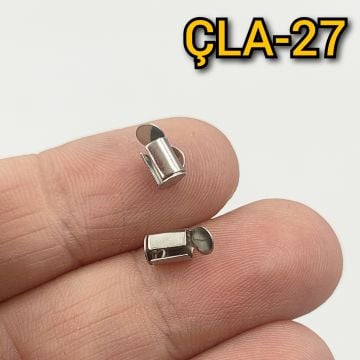 ÇLA-27 A Kalite Gümüş Renk 316L Cerrahi Çelik Korniş Kapama 6 mm